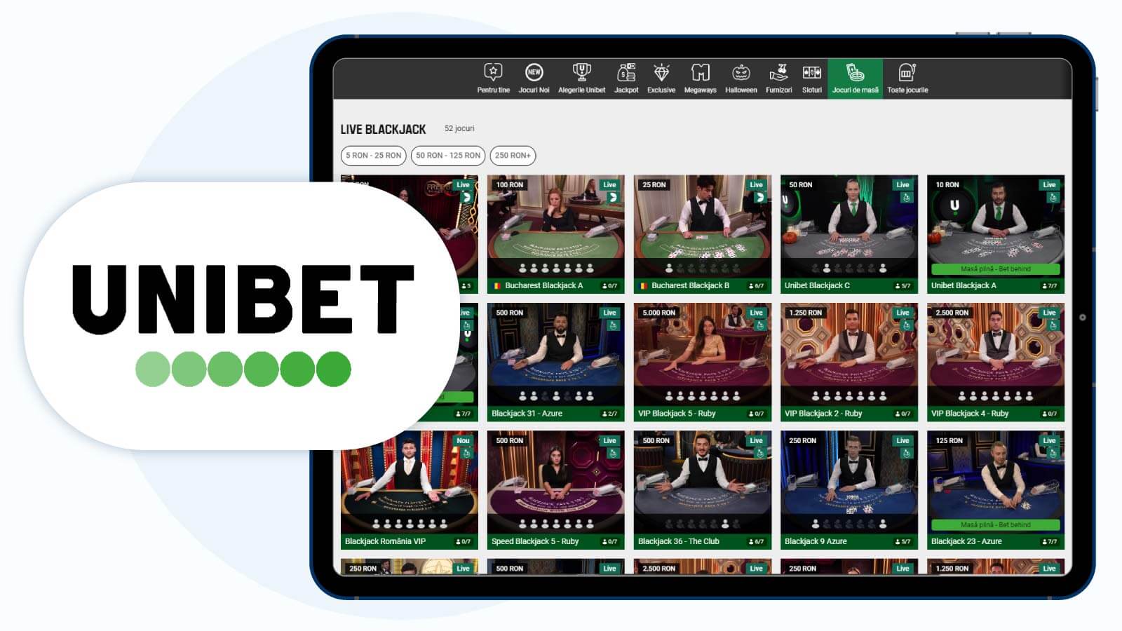 Unibet – Cel Mai Bun Casino Online Pentru Blackjack