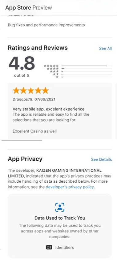 Betano-casino-aplicatie-ios-ratings