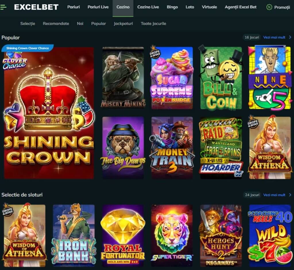 Excelbet casino home page mobile review