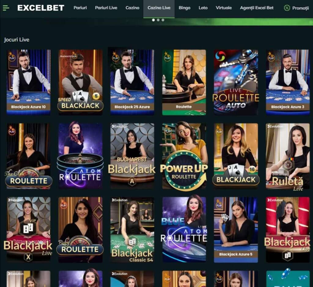Excelbet casino live dealer games review
