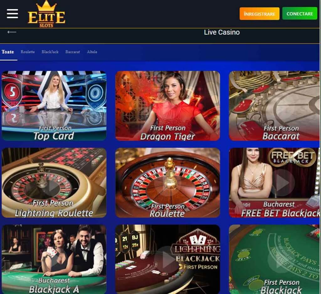 Elite Slots Prezentarea pe Desktop 2