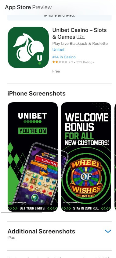 unibet-cazino-aplicatie-ios